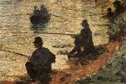 Georges Seurat Fisherman oil on canvas